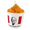 Cody Foster 3.75 In Bucket Of Chicken Christmas Tree Ornament , Christmas Decor Chicken Legs Crispy